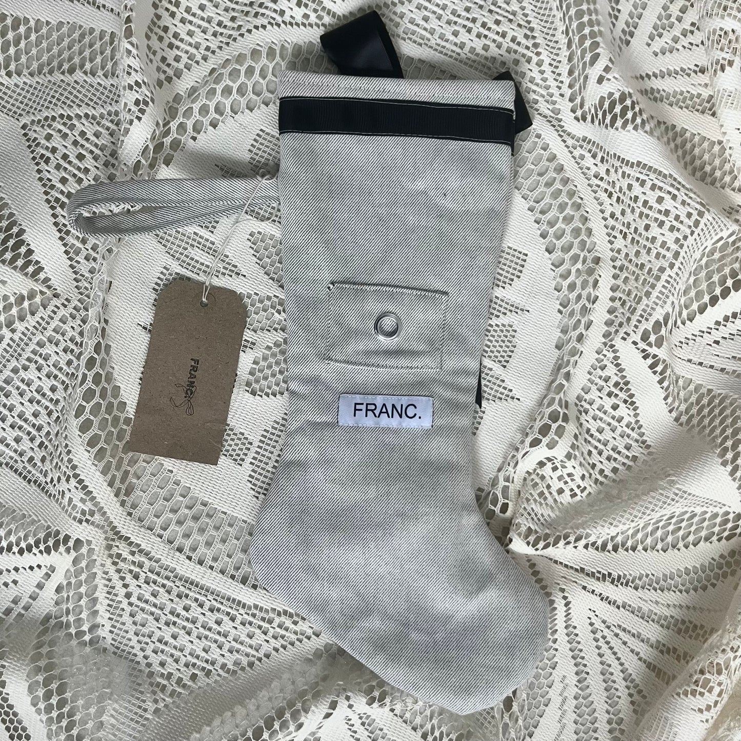 DEADSTOCK DENIM CHRISTMAS STOCKING