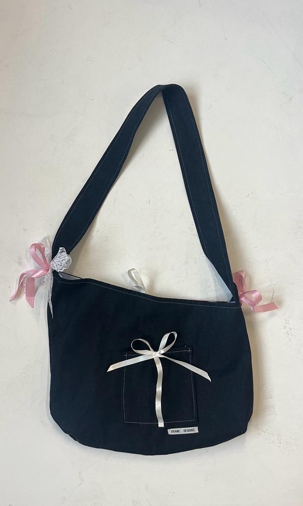 DEADSTOCK INDIGO DENIM BAG #018