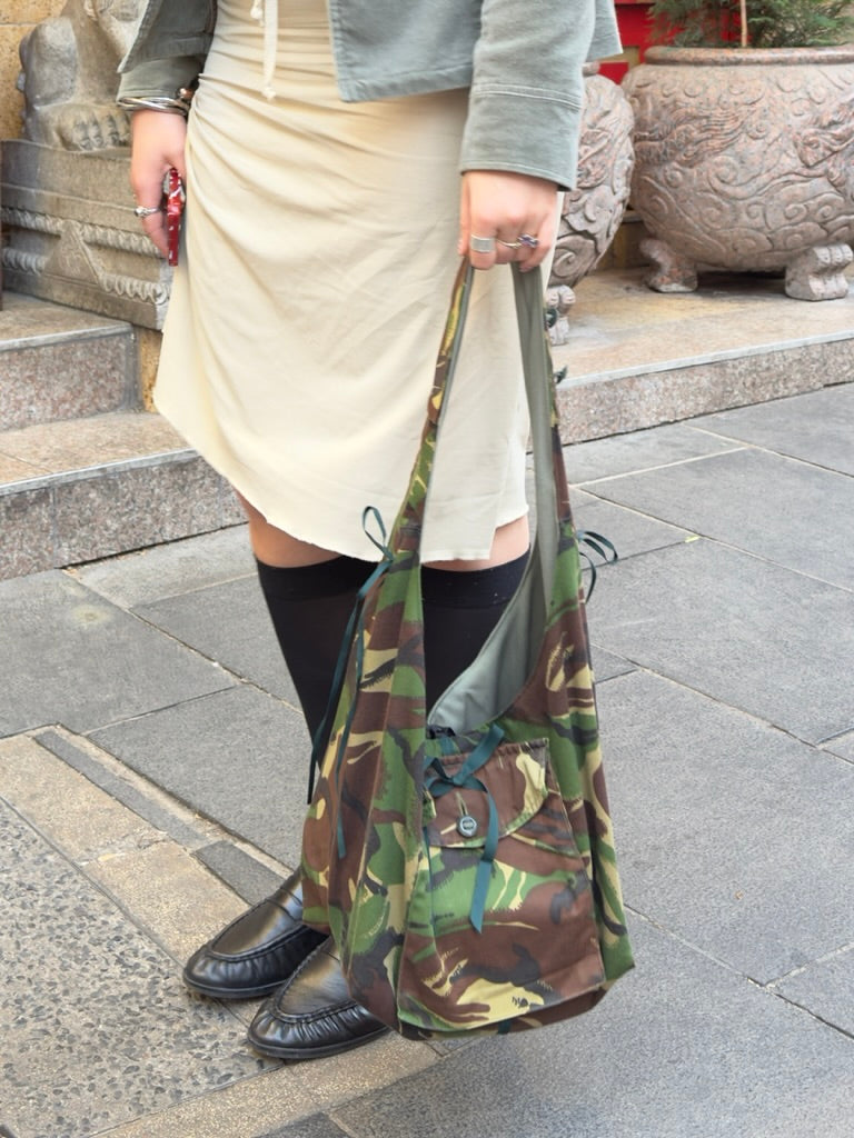 CAMO ARMY SLING BAG