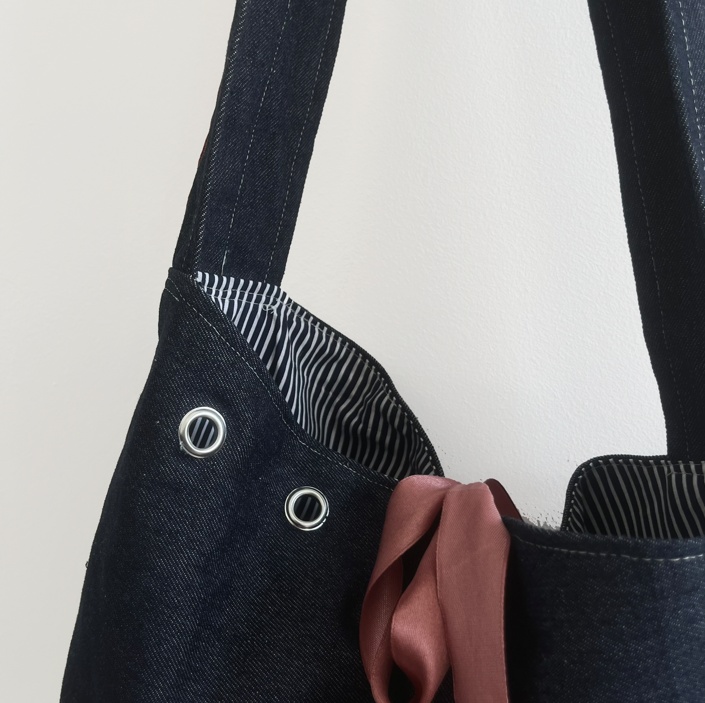 DEADSTOCK DENIM CROSS BODY BAG