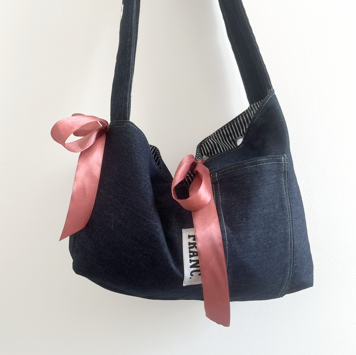 DEADSTOCK DENIM CROSS BODY BAG