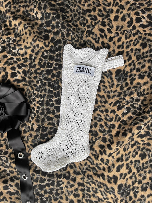 VINTAGE CROCHET CHRISTMAS STOCKING