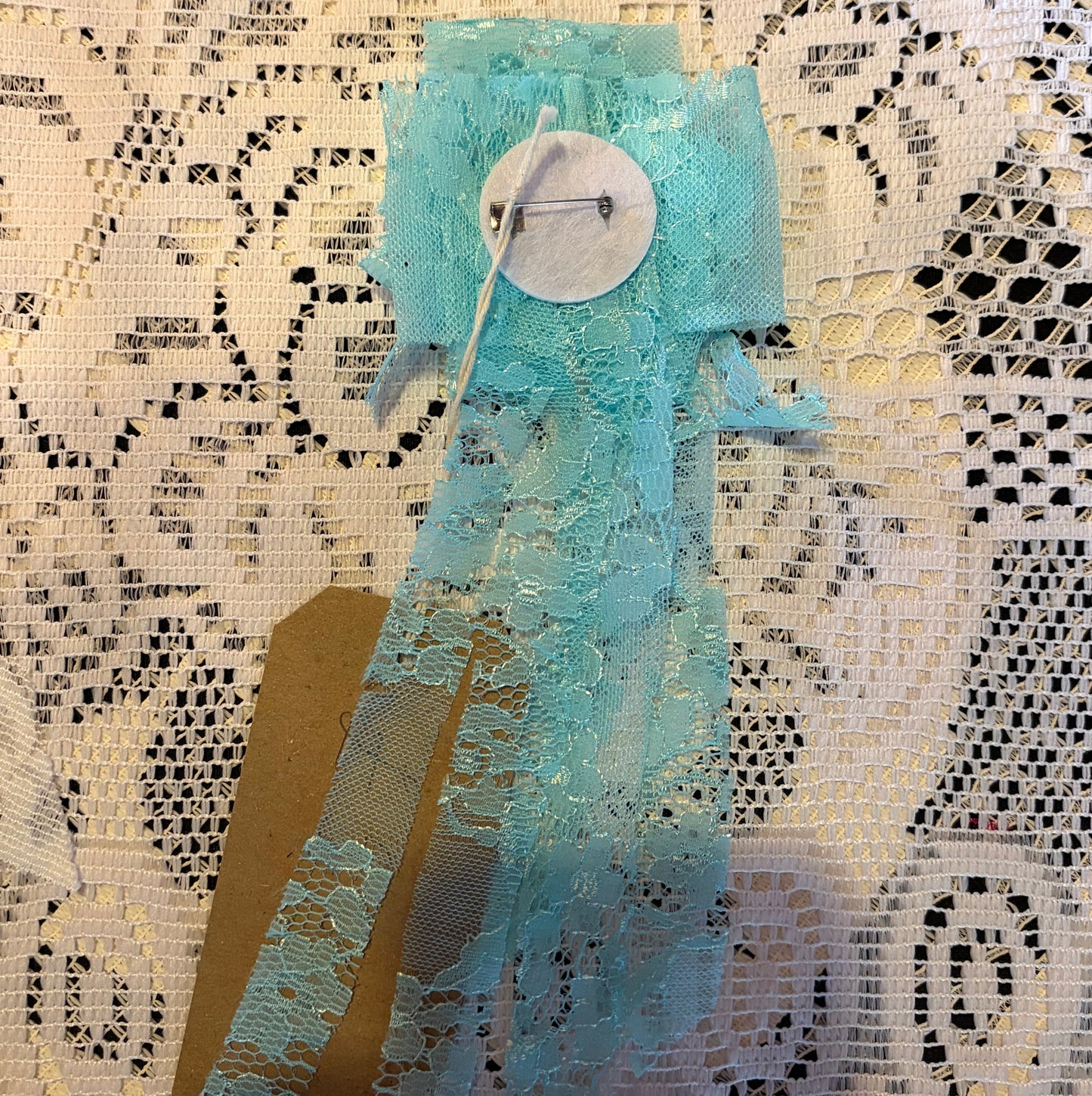 AQUA ROSETTE BAGDE