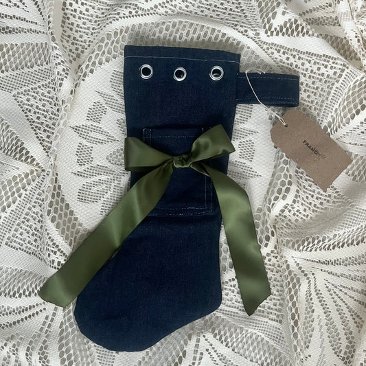 DENIM CHRISTMAS STOCKING